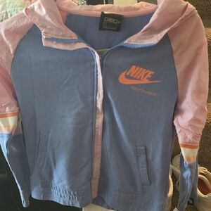 Nike Kids Hoodie in Pink and Blue